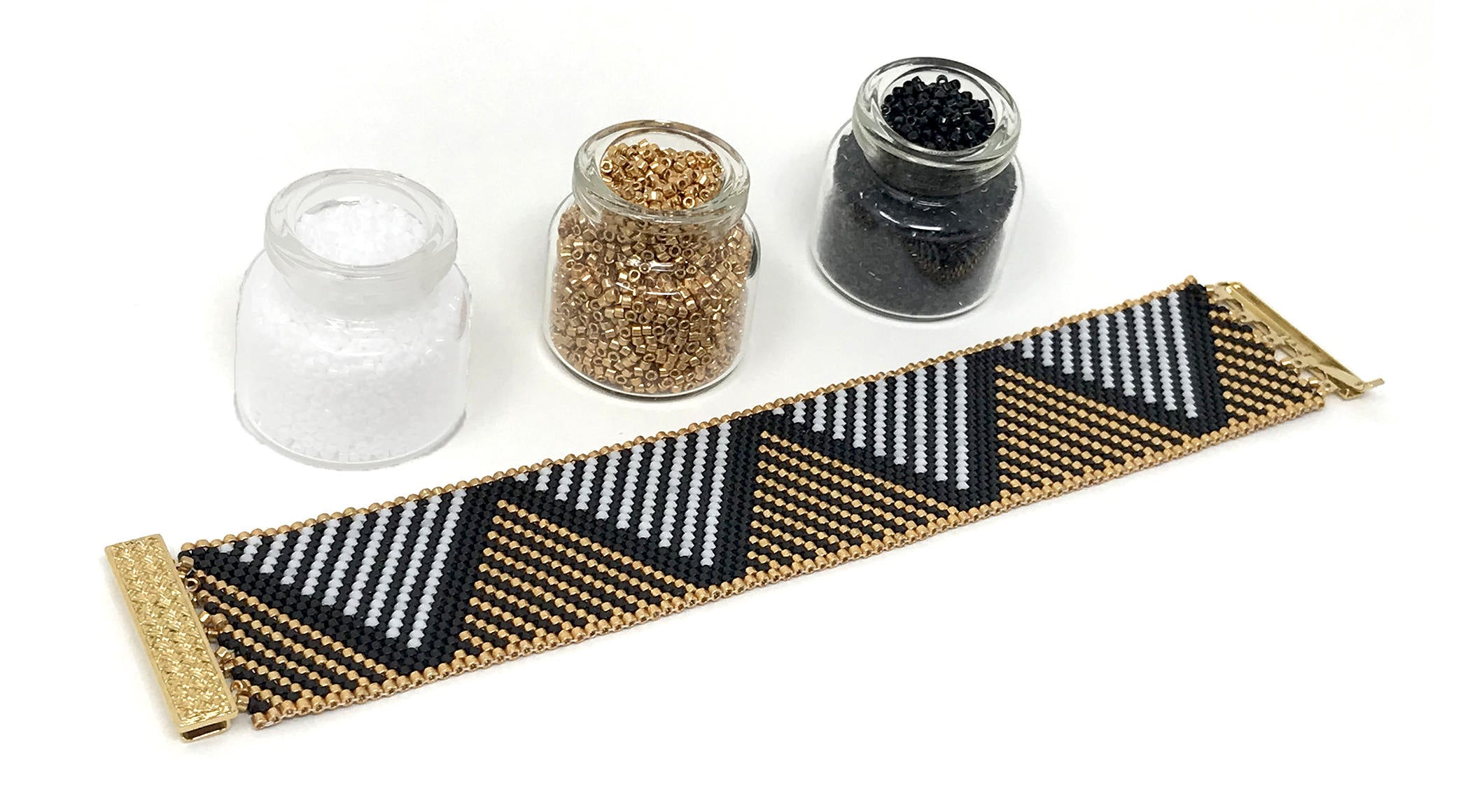  DIY Beading Kit, Blue to Silver Fade Beading Kit, Beaded  Bracelet Includes All Jewelry Making Kit Supplies, DIY Kit, Peyote  Bracelet, Beading Patterns