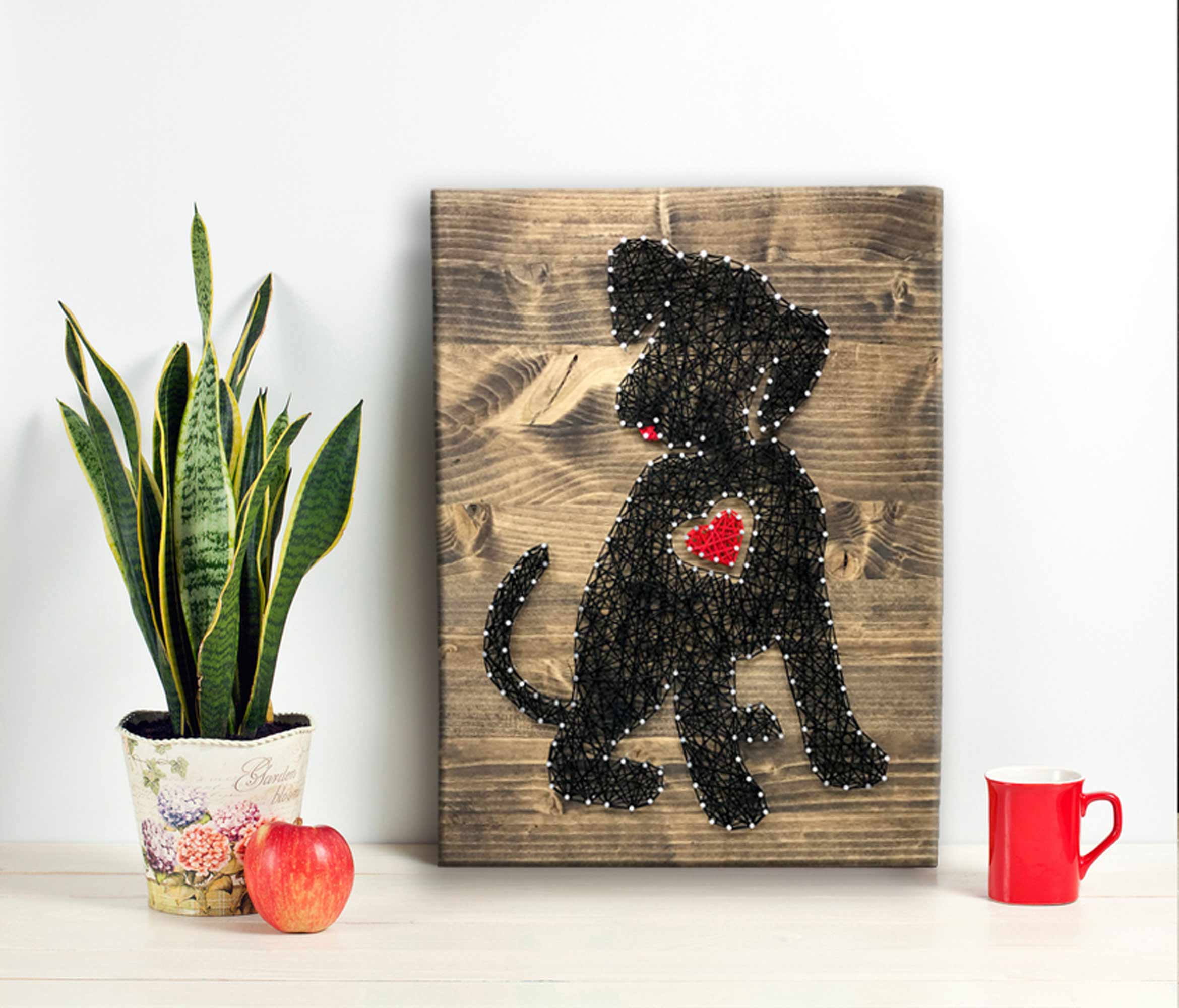 Black Cat String Art Craft Kit / Box, DIY Craft Kit, Gifts